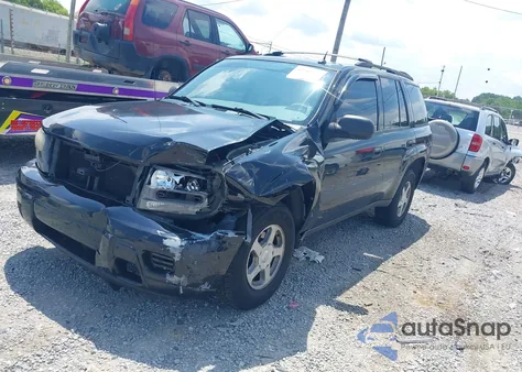 2005 Chevrolet Trailblazer Ls из США, поврежденный, VIN 1GNDS13S852346458